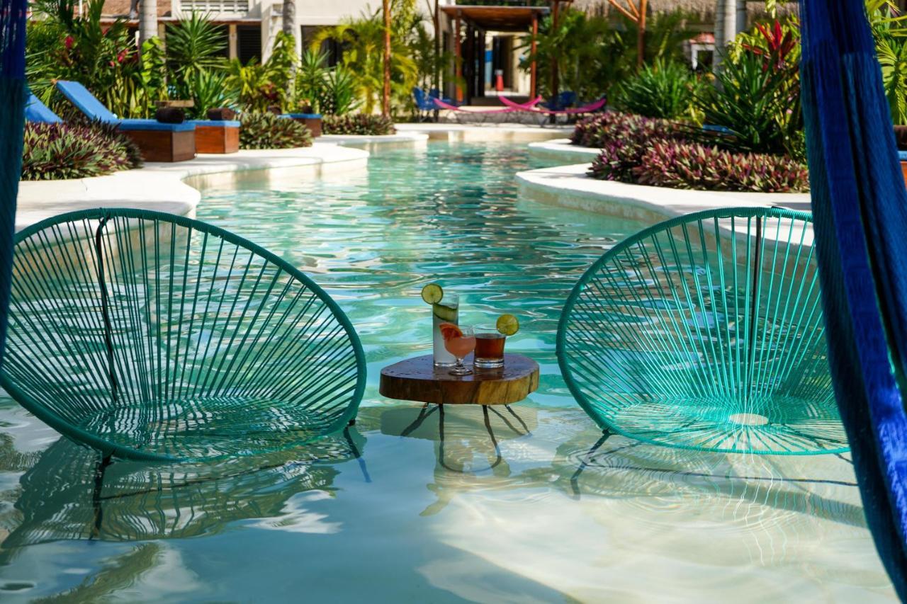 Hotel Blue Palm Bacalar Esterno foto