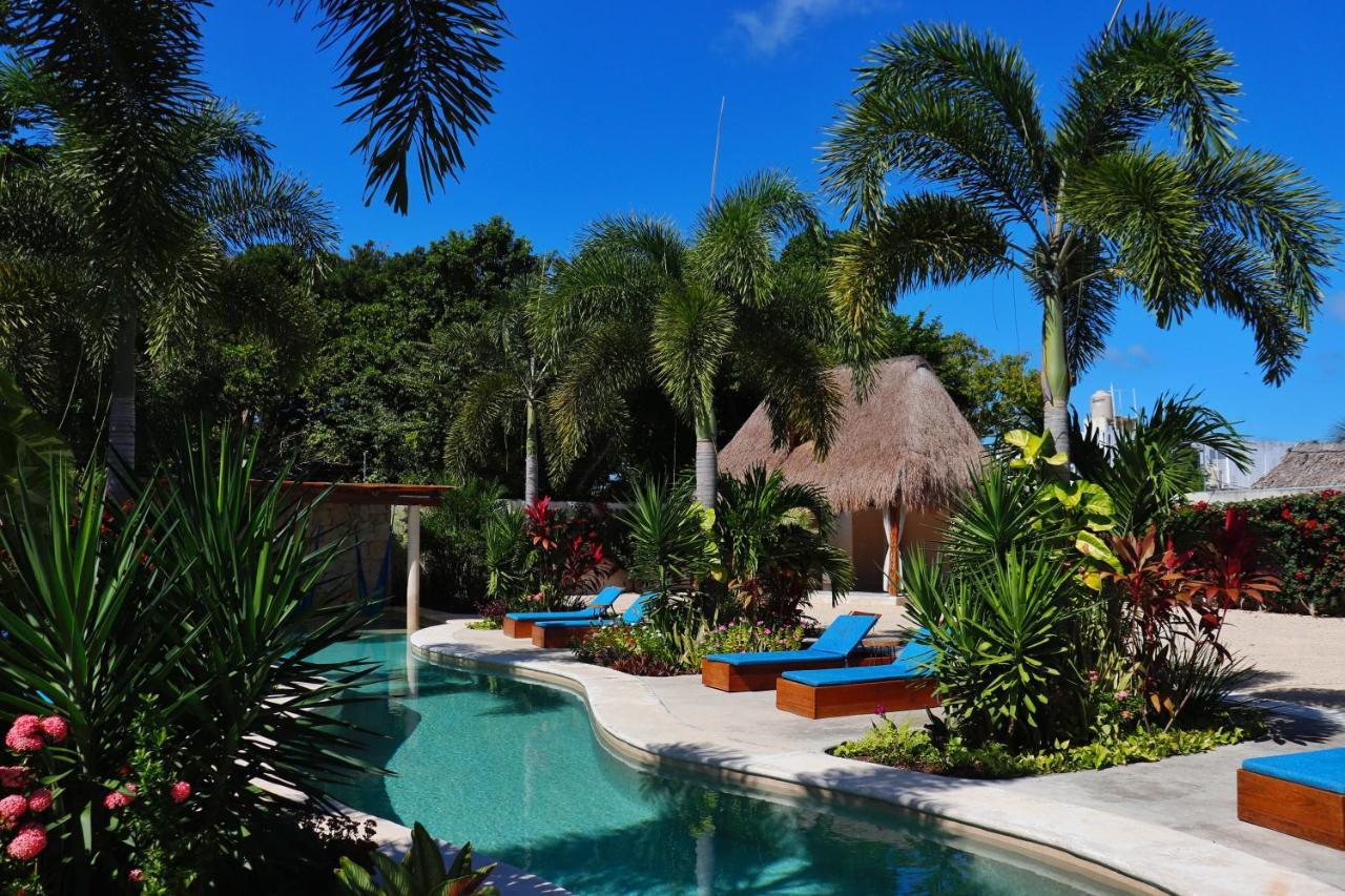 Hotel Blue Palm Bacalar Esterno foto