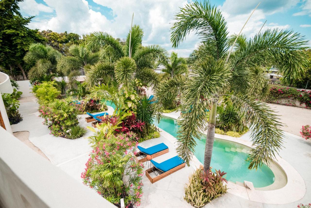 Hotel Blue Palm Bacalar Esterno foto