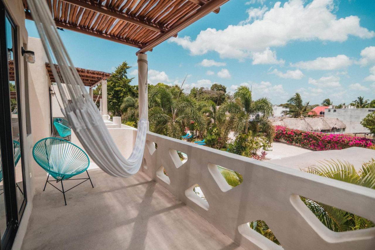 Hotel Blue Palm Bacalar Esterno foto