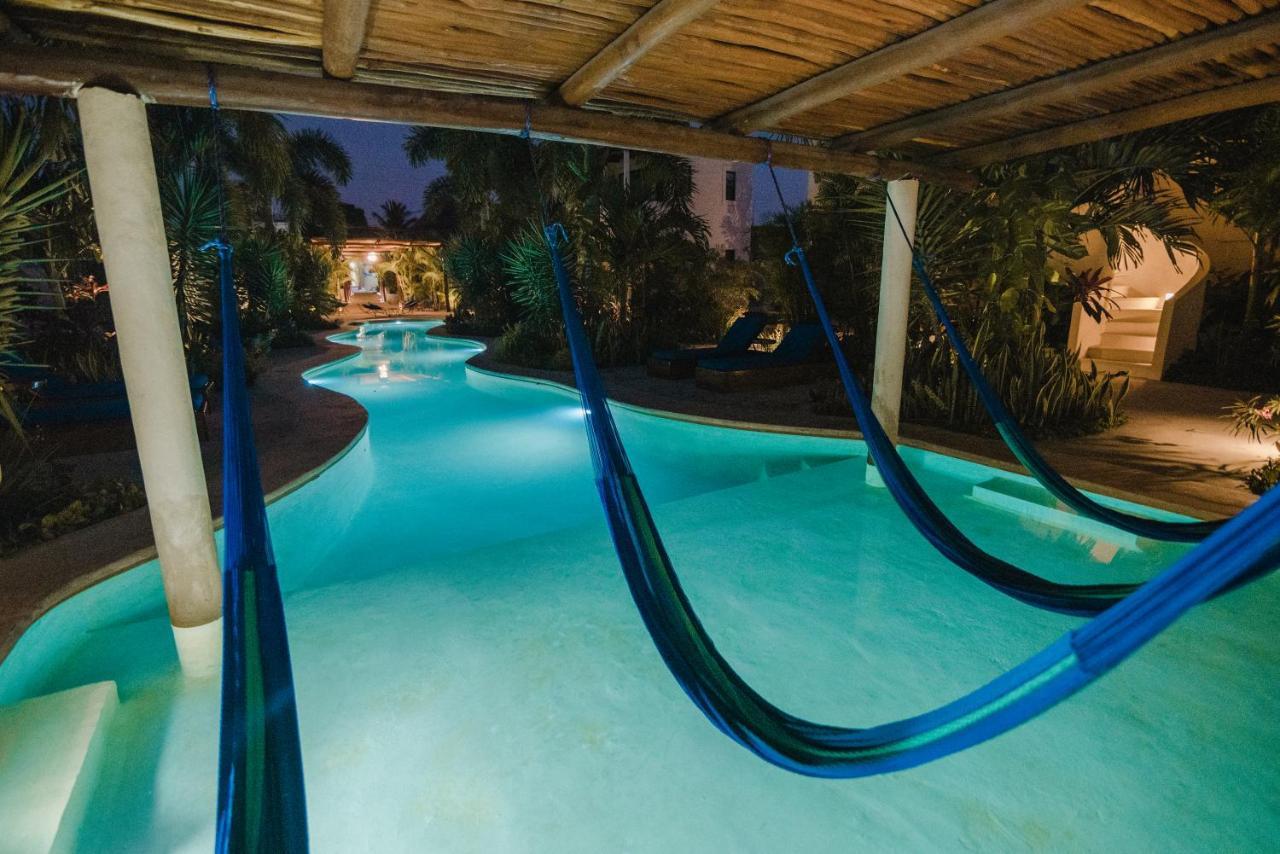 Hotel Blue Palm Bacalar Esterno foto